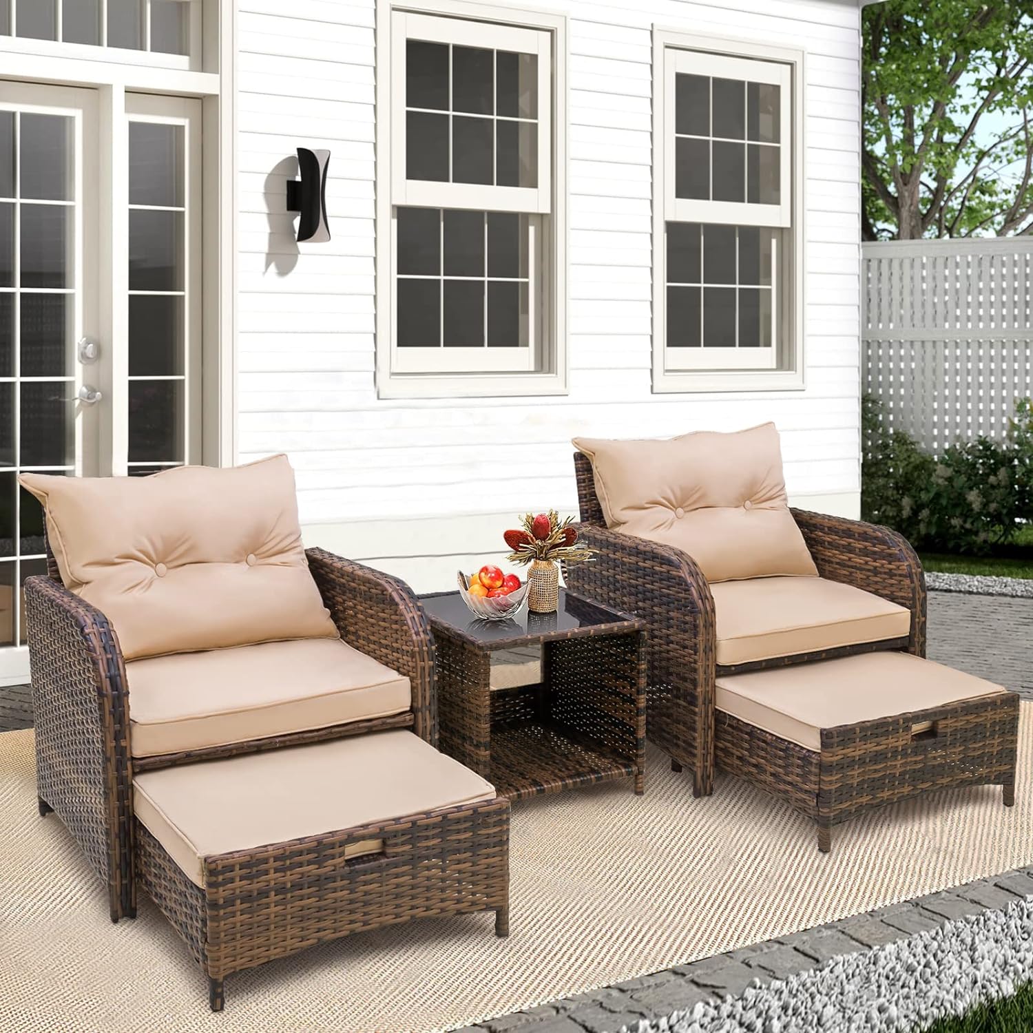 Amazon 5 Piece Patio Chair Set 