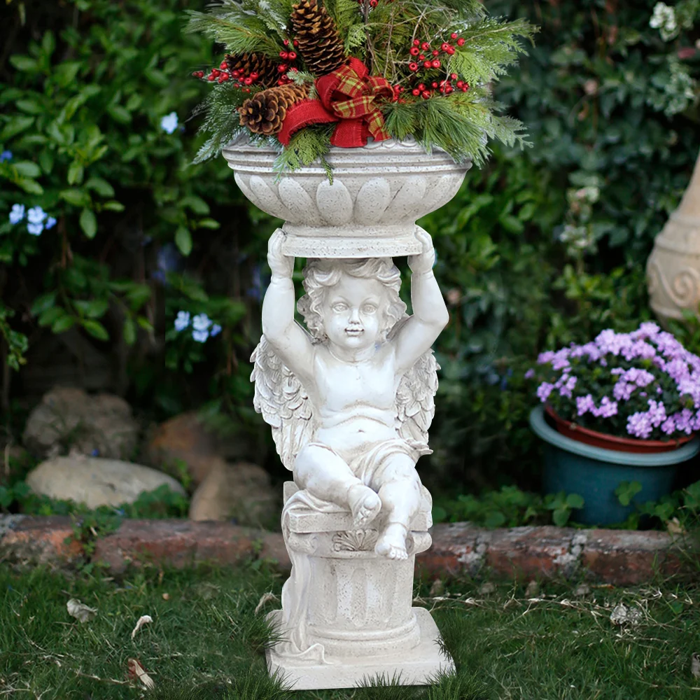 Homary Statue Planter Dynamic Patio Furniture For Your Backyard