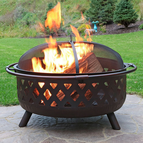 Sunnydaze Fire Pit About Thomas and Family: Backyard Exclusive Patio Dream