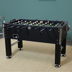 Sunnydaze Foosball Table 55 inch Game Table with Drink Holders