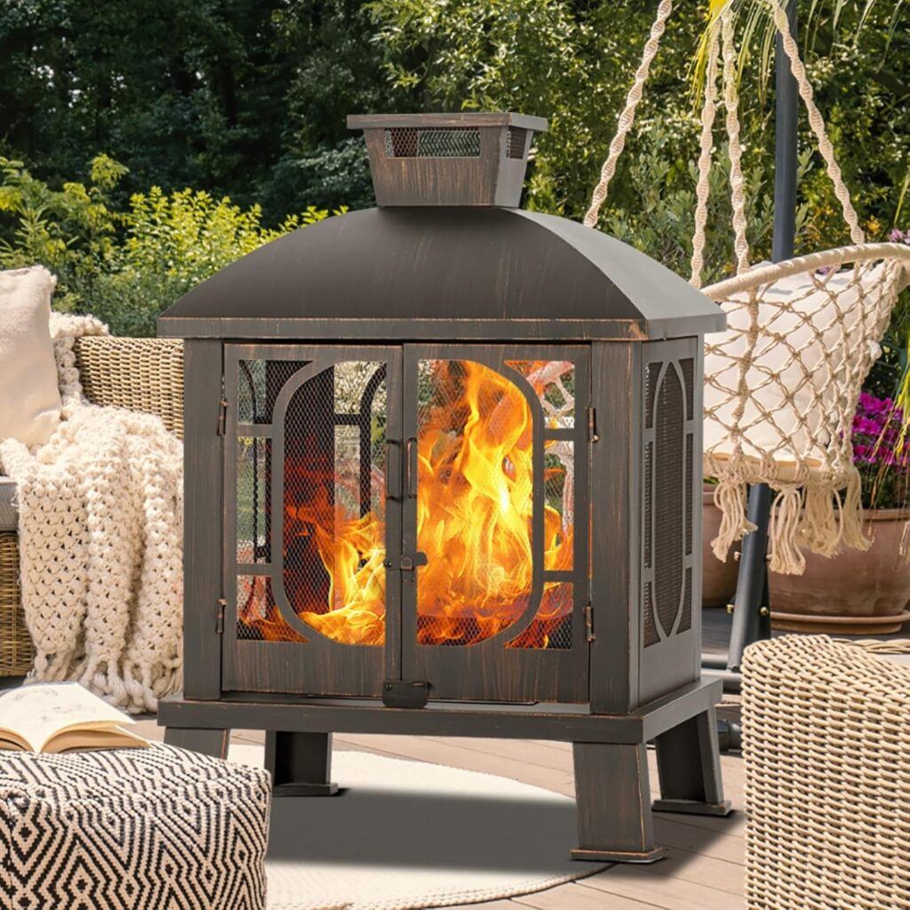 Amazon Fire Pit Chiminea Creating An Elite Secluded Outdoor Nook