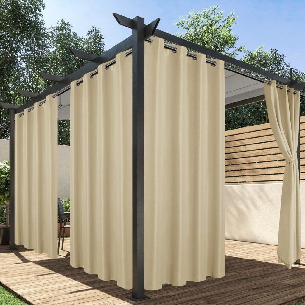 Amazon Outdoor Waterproof Pergola Curtain 