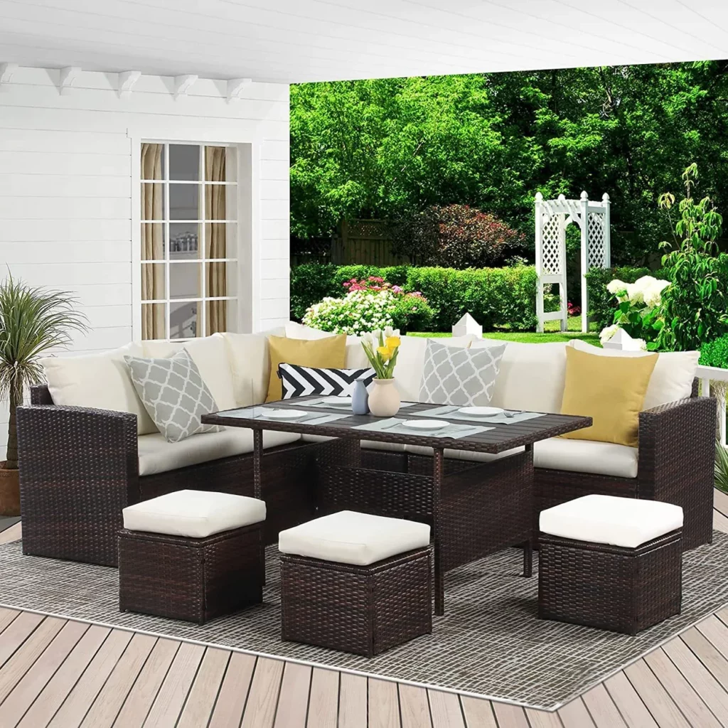 Tuesday Morning Outdoor Dining Sectional